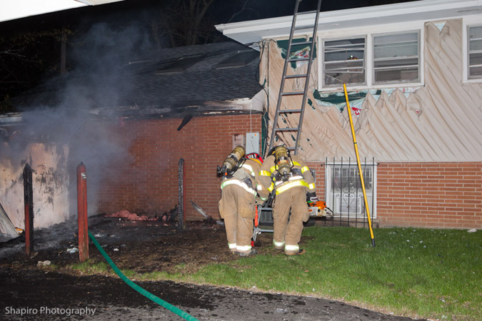 Buffalo Grove Fire Department house fire 4-8-12 at 275 W Dundee Road